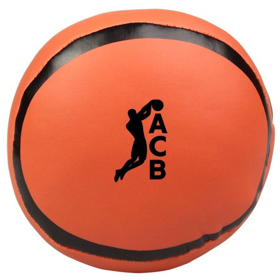 Printed Basketball Pillow Ball