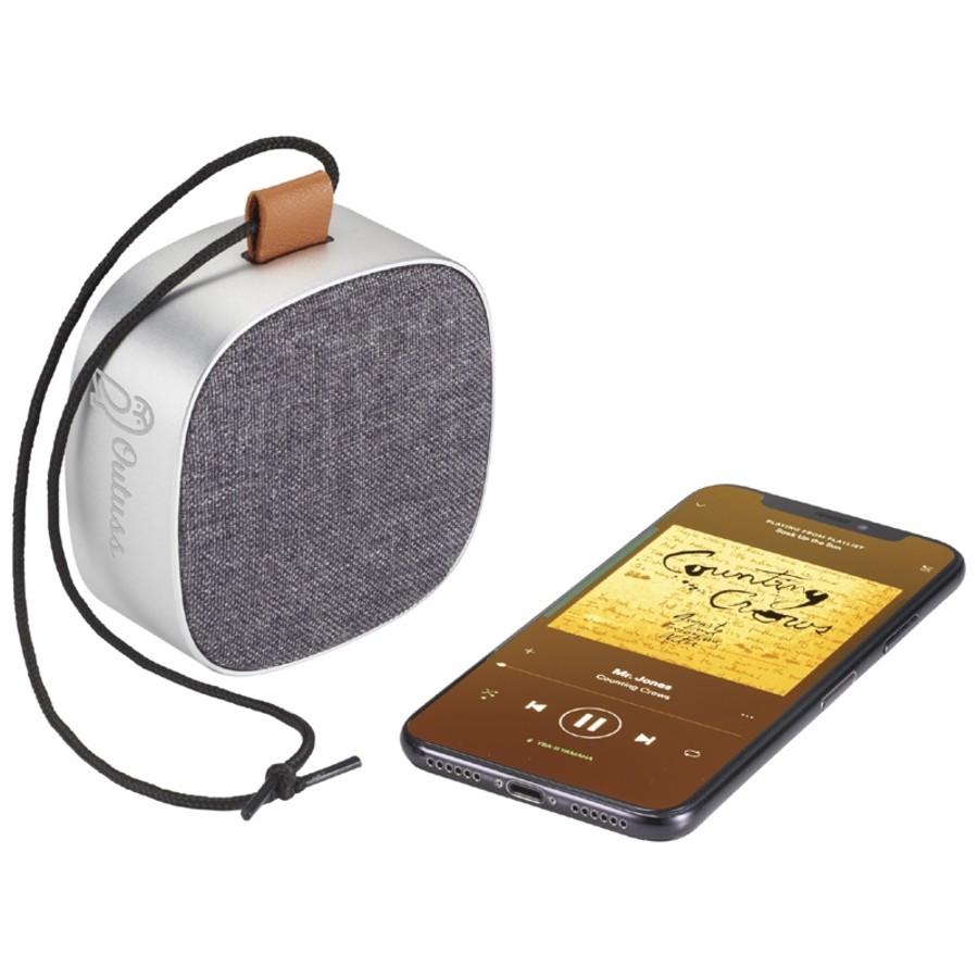 Tahoe Metal and Fabric Waterproof Bluetooth Speaker