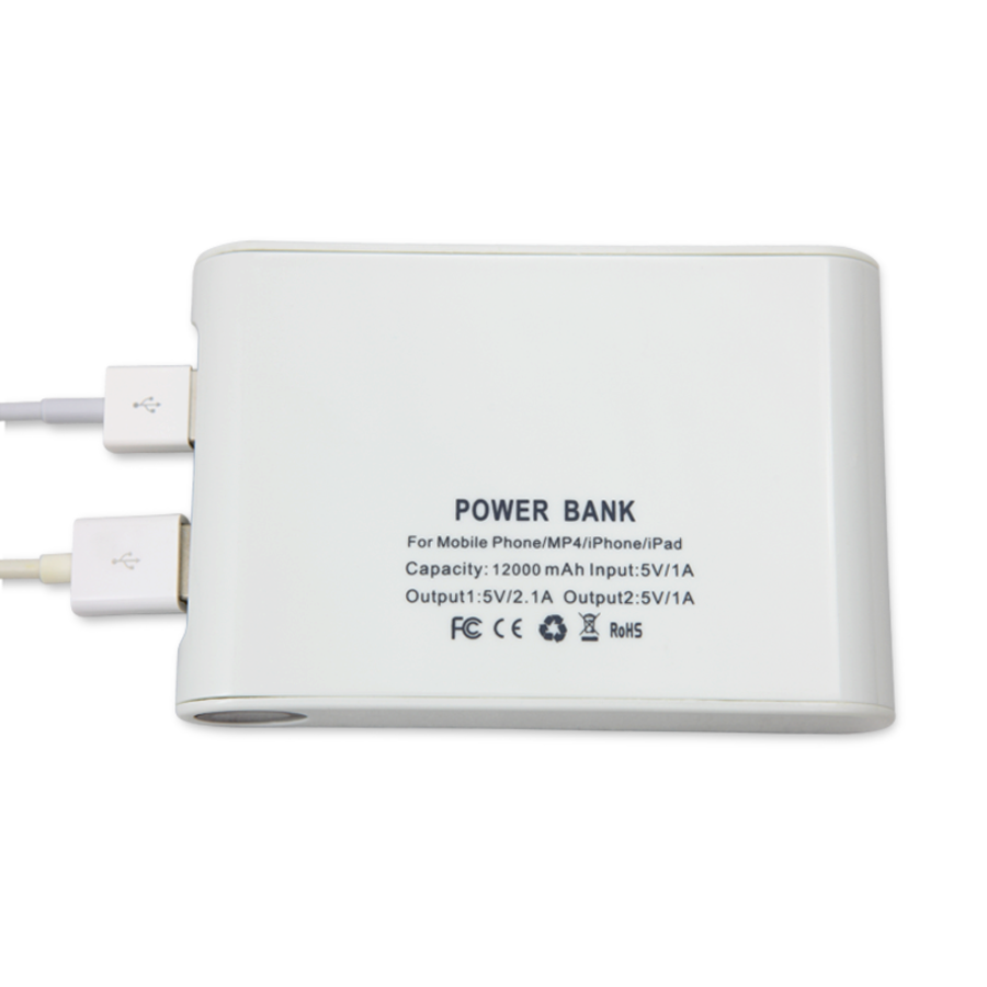 Dual Port Power Bank with UL Certified Battery