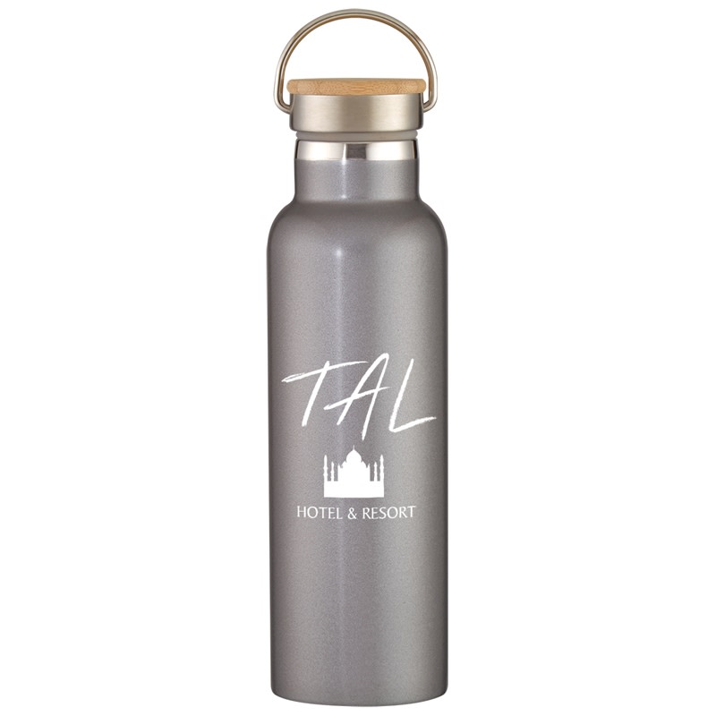 Liberty Insulated - Charcoal Water Bottle - Hot for 12, Cold for 24 12 oz