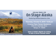 AAA TRAVEL PRESENTS " On Stage Alaska - Tampa "
