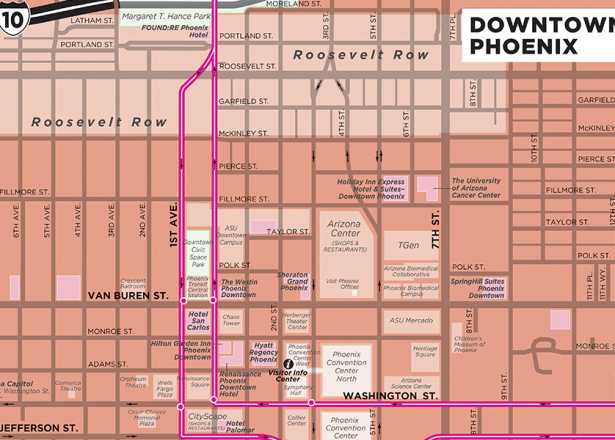 Street map Phoenix Arizona PDF