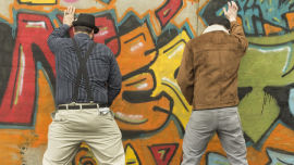 Public urination is a serious problem in Perth.