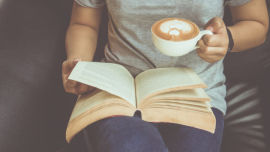 Coffee and a book, what could be better? (Image: Shutterstock).