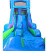 15ft Retro Slide Side Front View front of Wet Water Slide