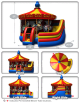 Carousel Combo Bounce House w/ (Wet/Dry) Slide (Default)
