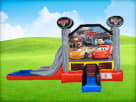 Cars EZ Combo with Wet or Dry Slide For Rent