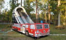 inflatable fire truck slides
