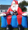 Giant Inflatable Santa Claus Chair Houston