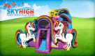 Big Unicorn Bounce House Inflatable