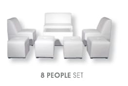 8 person luxury furniture rental
