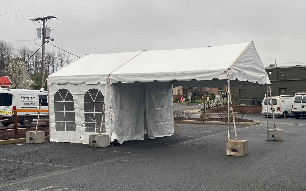 10 X 30 Drive Through Tents Houston, TX Sky High Rentals