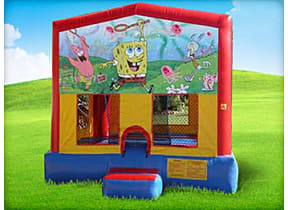 13 x 13 SpongeBob Bounce House Moonwalk