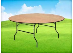 6ft Round Banquet Table