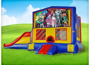 3in1 Monster High Bounce House w/ Wet or Dry Slide