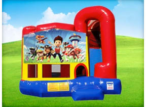 4in1 Paw Patrol Bounce House w/ Wet or Dry Slide