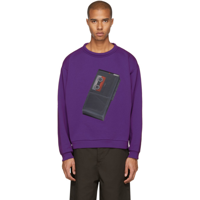 Acne studios lavender sweatshirt clearance