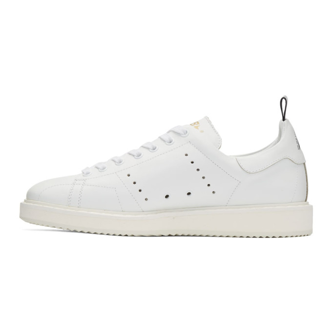 GOLDEN GOOSE WHITE STARTER SNEAKERS | ModeSens