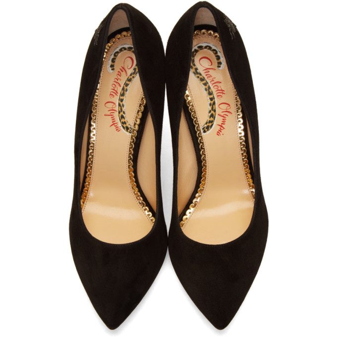 CHARLOTTE OLYMPIA BACALL POINTED TOE HIGH HEEL PUMPS, BLACK | ModeSens