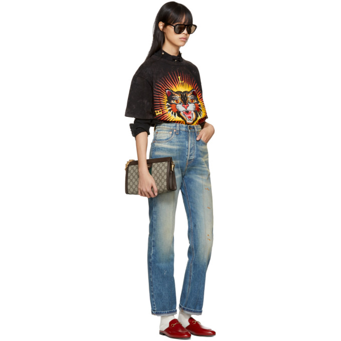 gucci princetown leather backless loafers