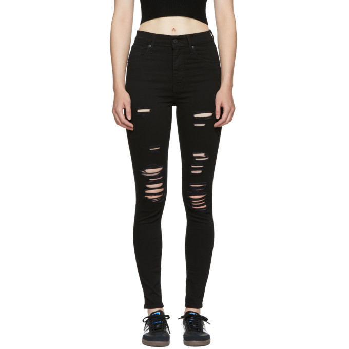 levi's mile high super skinny black