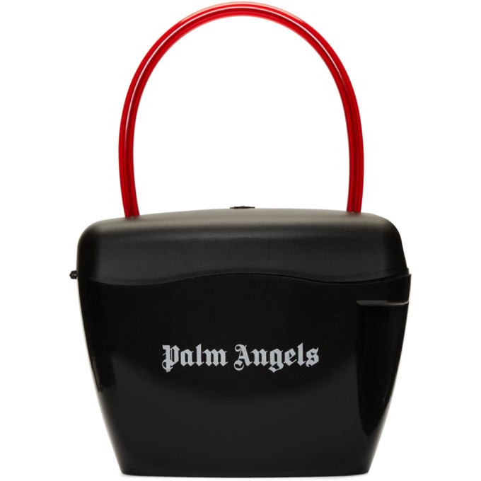 Palm Angels PALM ANGELS BLACK PADLOCK BAG