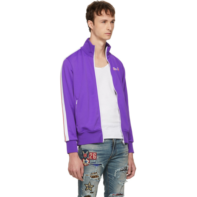 PALM ANGELS PALM ANGELS PURPLE PLAYBOI CARTI EDITION DIE PUNK TRACK JACKET