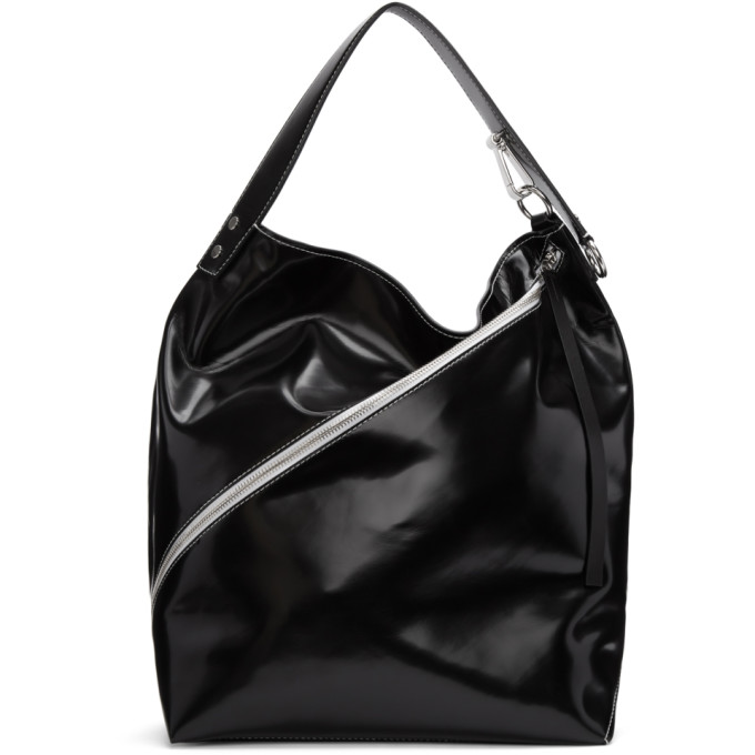 Click to view more detailed imagery on our partner's website Proenza Schouler Hobo Large Leather Shoulder Bag In Black