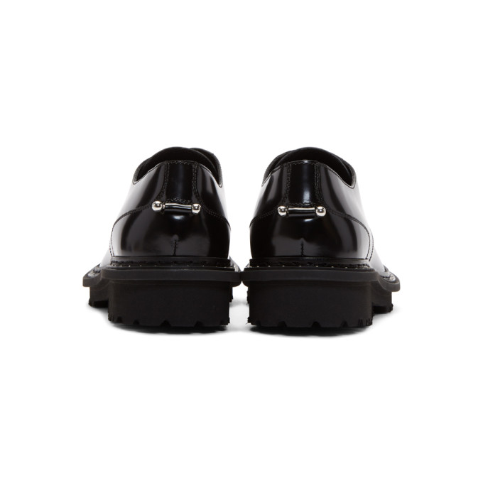 NEIL BARRETT Piercing Detail Lace-Up Shoes in Black | ModeSens