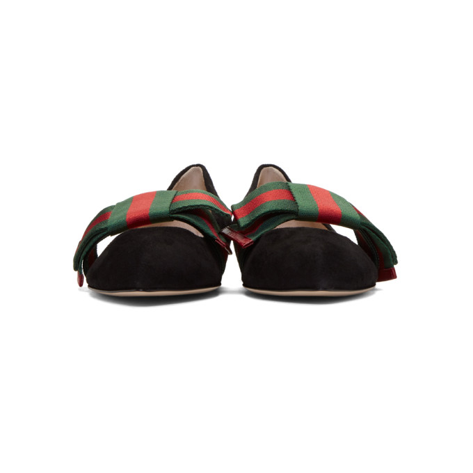 gucci flats bow
