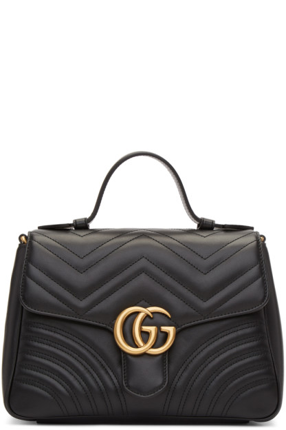 Gucci - Black Small GG Marmont 2.0 Bag