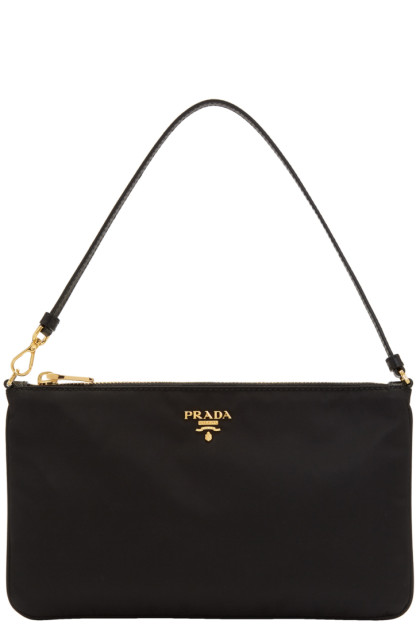 Prada - Black Nylon Pouch Shoulder Bag