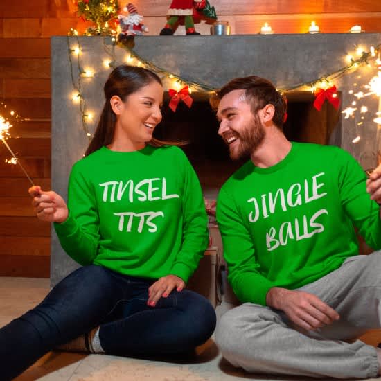 Tinsel tits / Jingle balls - strygemærke