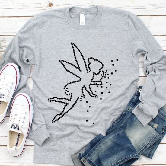 Holografisk klokkeblomst - strygemærke