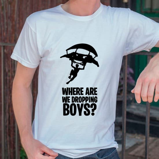 Where are we dropping boys - strygemærke