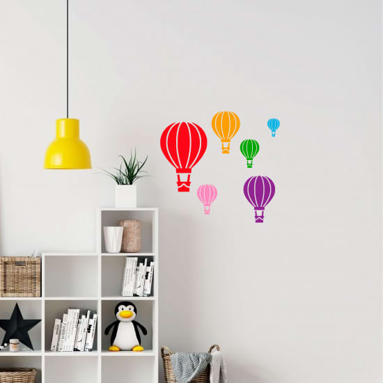 Luftballon klistermærker til dekoration 