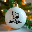 Snoopy #2 klistermærke til julekugle
