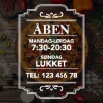 Åbningstider #14