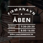 Åbningstider #18