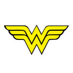 Wonder Woman logo Gratis SVG-filer 
