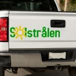 Dit 2 farvede logo som sticker