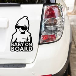 Baby on board - klistermærke #10