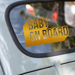 Baby on board - klistermærke #12