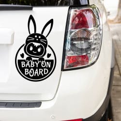 Sød baby on board sticker   - klistermærke #15