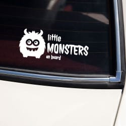 Little Monsters on Board Sticker - klistermærke #2