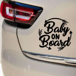 Baby on board - klistermærke #7