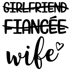 Girlfriend, Fiancée - strygemærke
