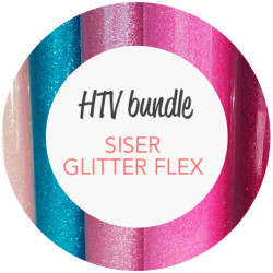 Siser® Glitter Flex Folie - 10 valgfrie ruller