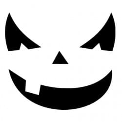 horror pumpkin face