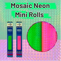 SUPERIOR 9700 Mosaik Neon Vinyl minirulle